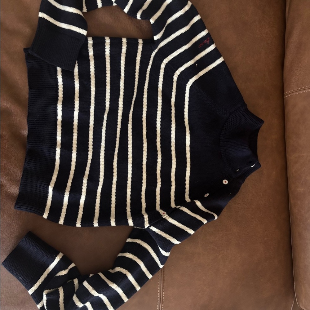 Navy Striped Sweater